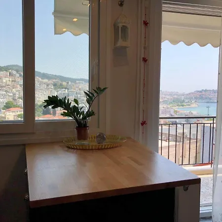 Sea And Castle Panoramic View アパート カヴァラ