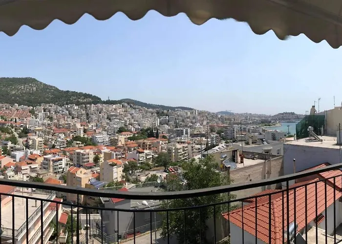 Daire Sea And Castle Panoramic View Kavala