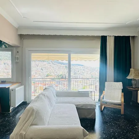 Sea And Castle Panoramic View Kavala